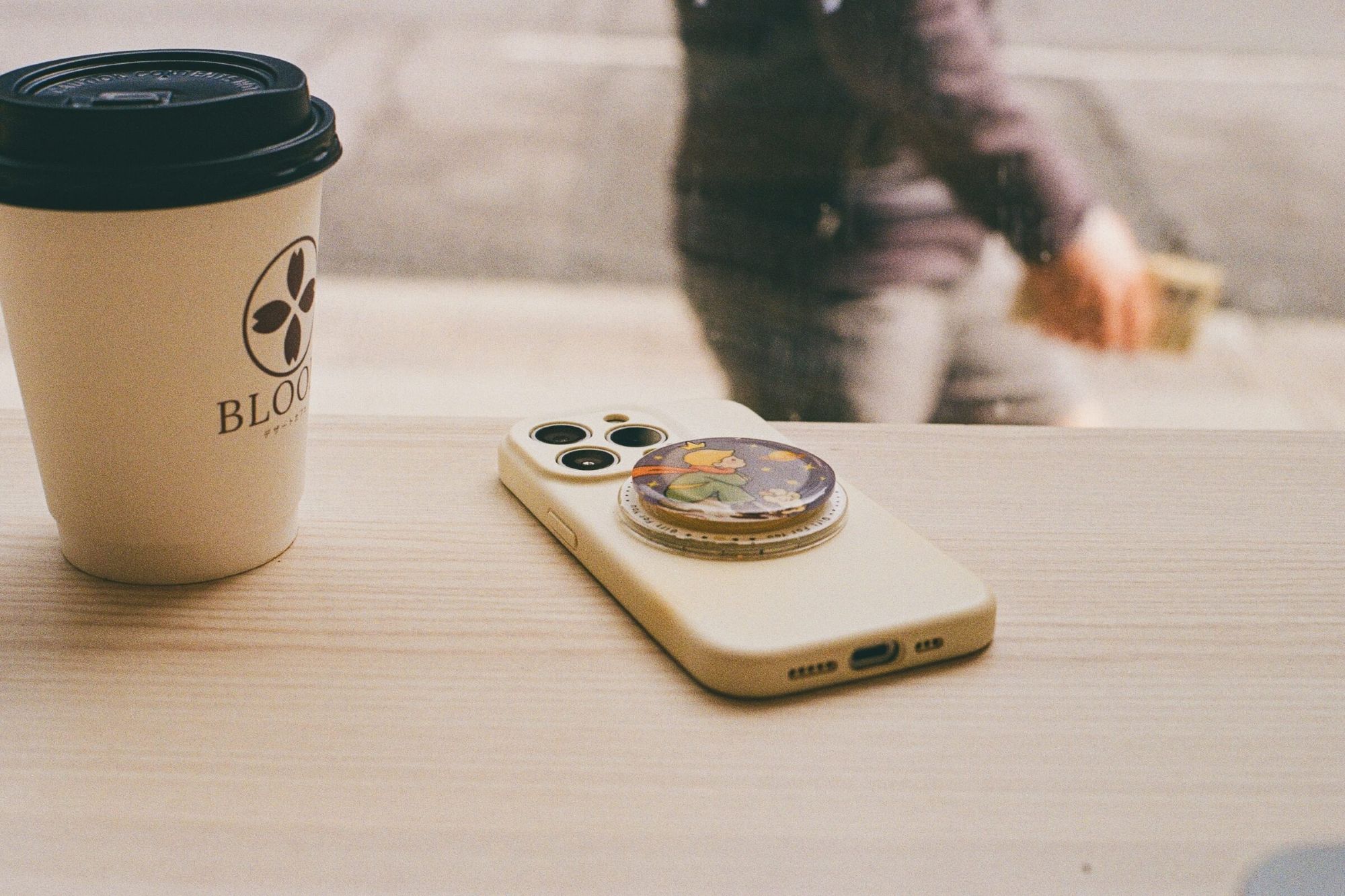 Phone and coffee